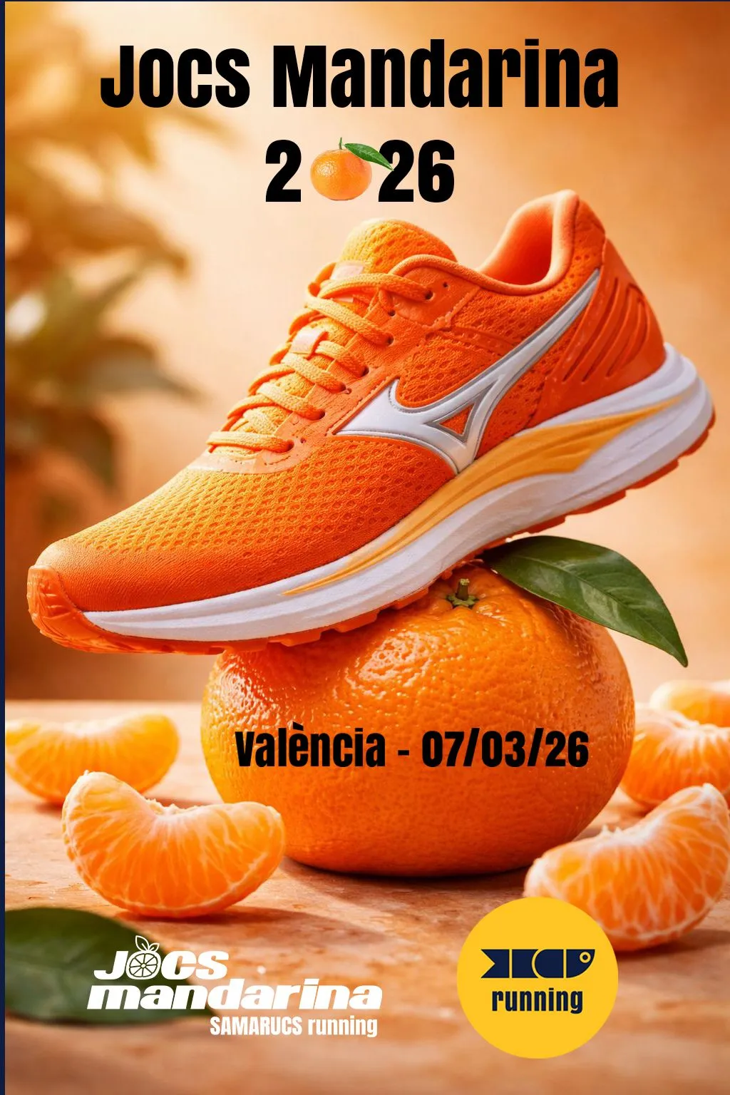 Jocs Mandarina Running 2026: la carrera inclusiva que llenará el Jardín del Turia