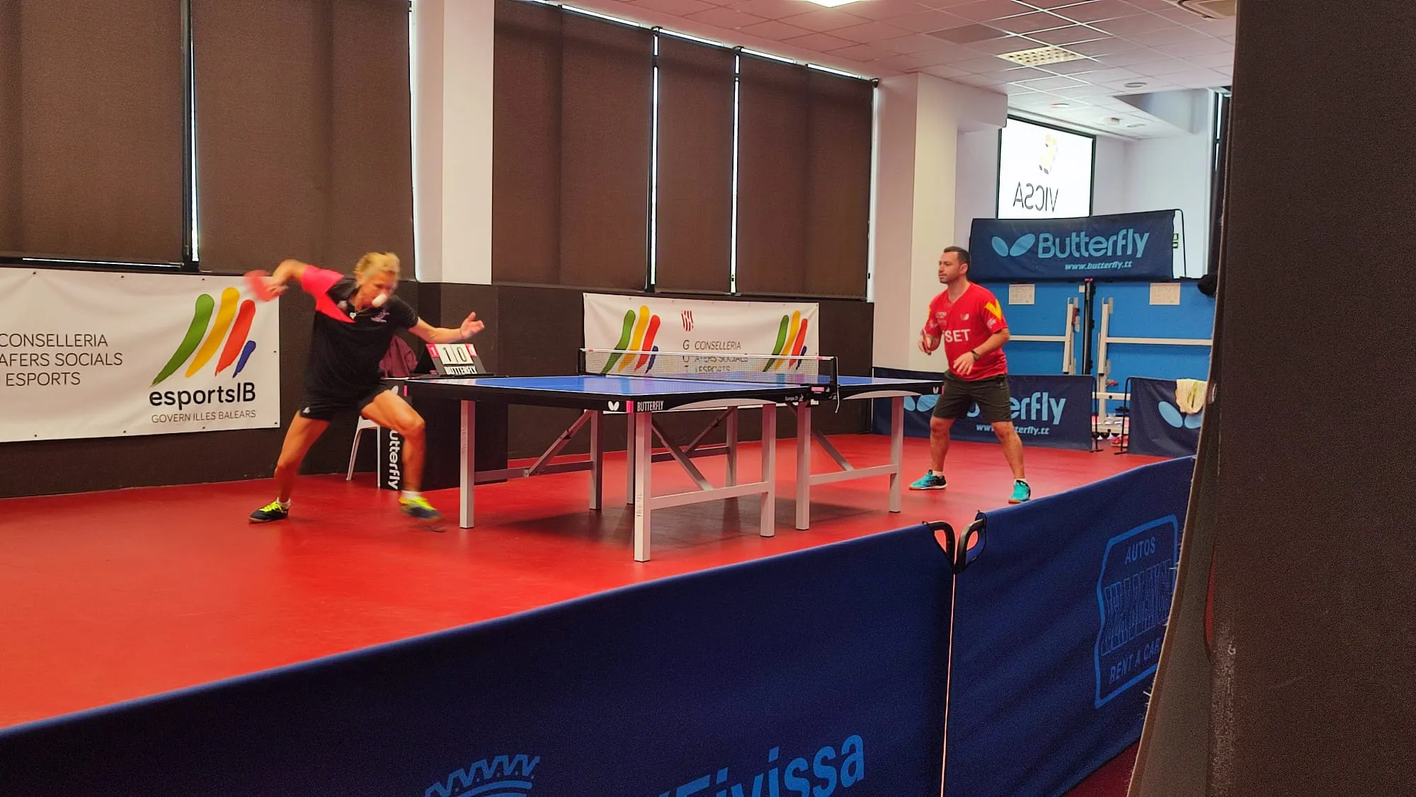 Los quintos sets decidieron  el partido para el Palma Atco A