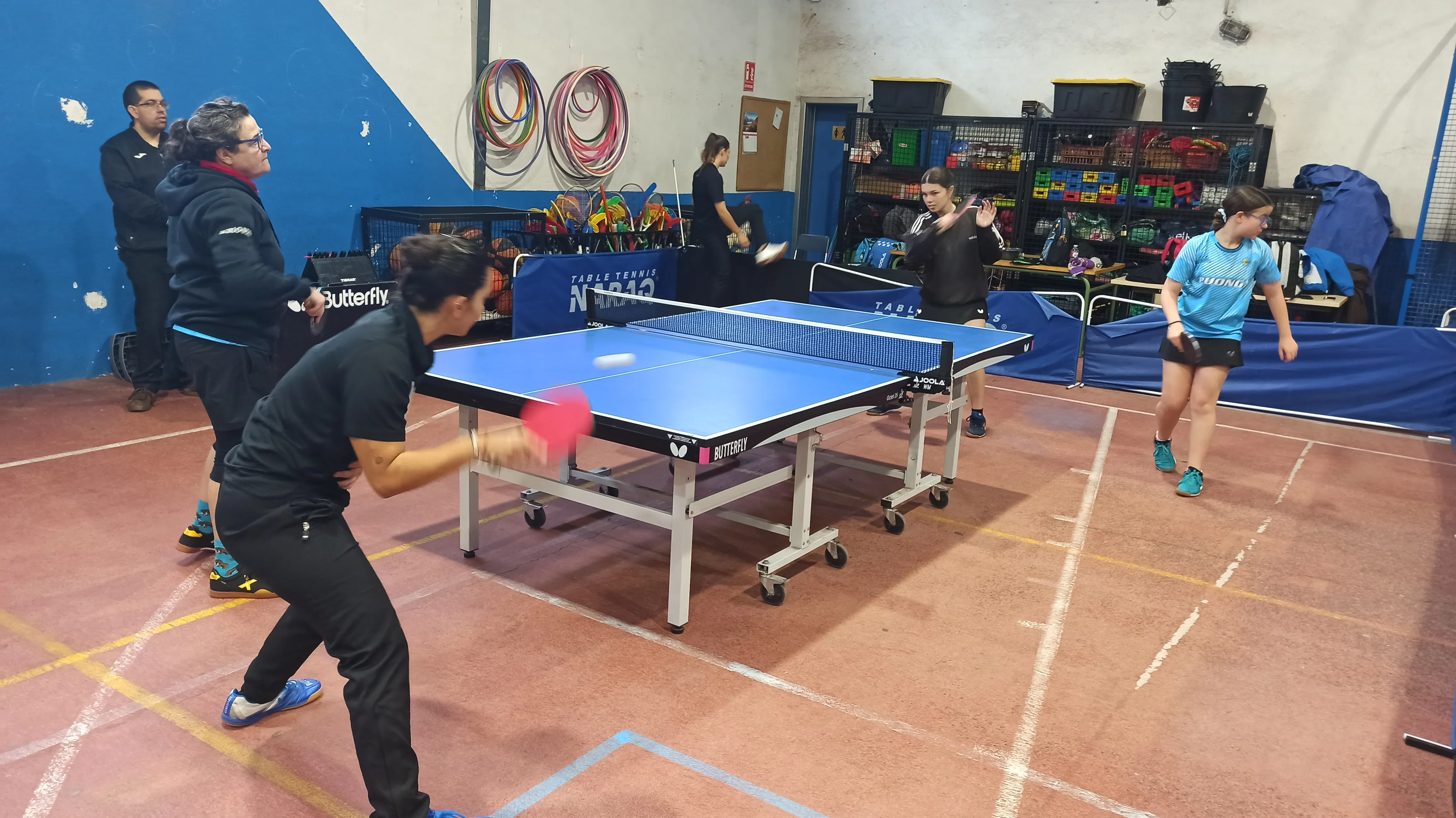Calentando para empezar en un día especial para las mujeres