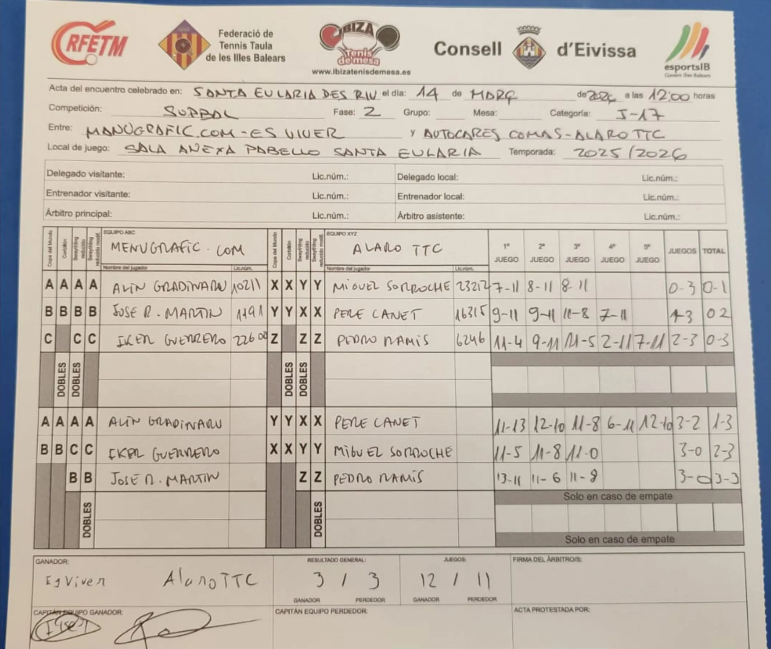 No empieza bien para Es Viver... ¡pero acaba en empate!